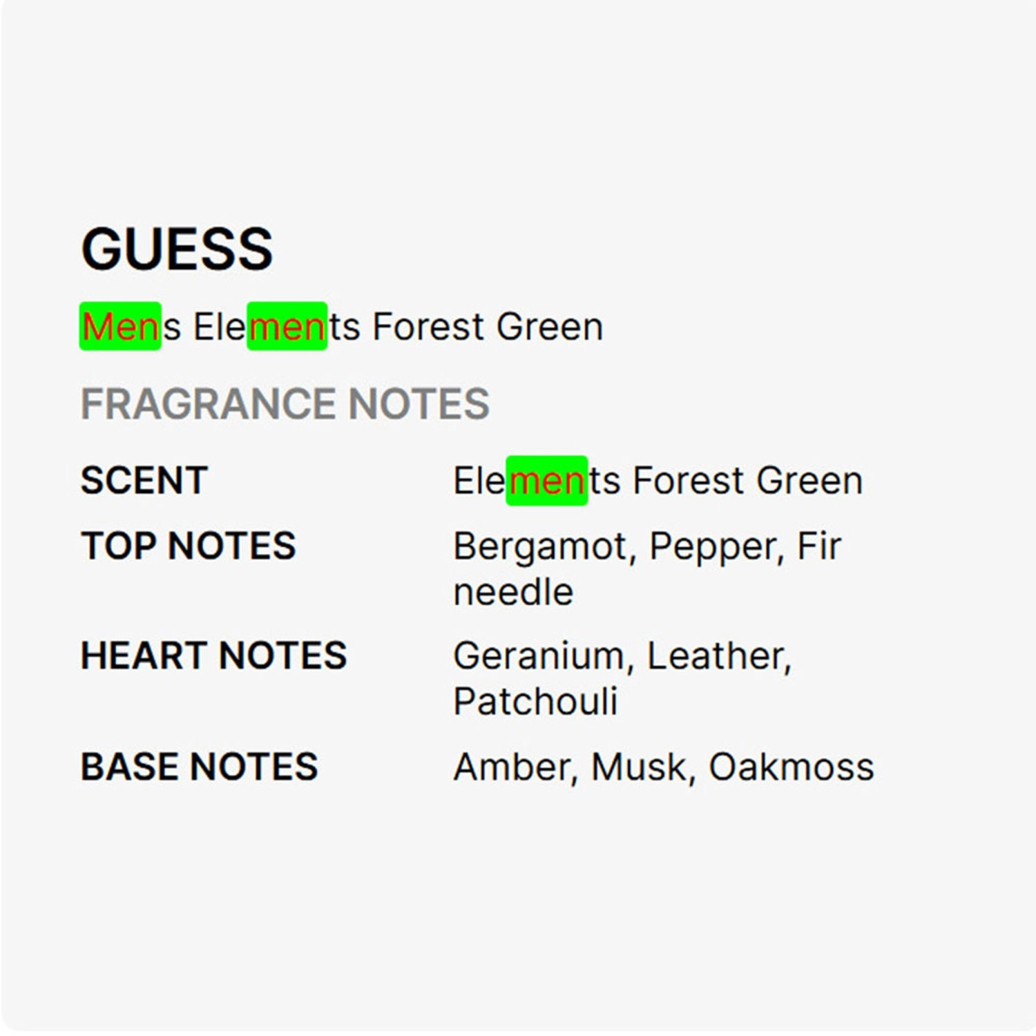 Elements Forest Green - 226ml