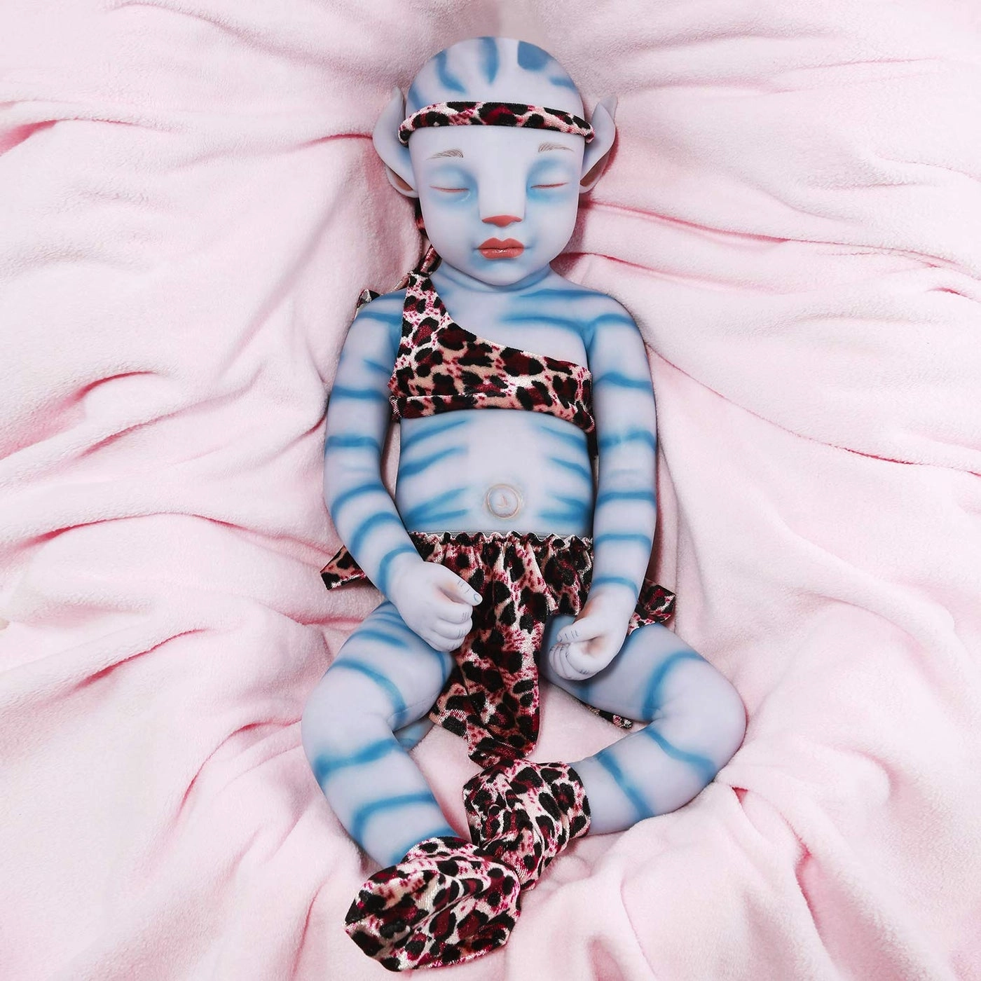 Na'vi Avatar Reborn Baby Doll - 20 Inch Full body Silicone