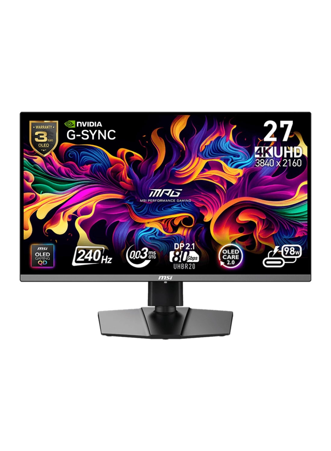 MPG 272URX QD-OLED - 3840x2160 27 Inches