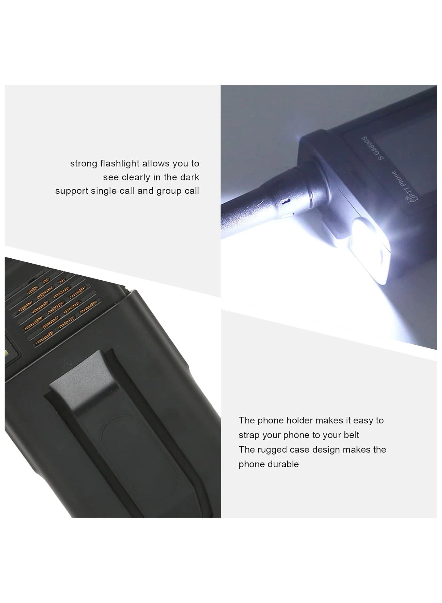 Mobile Phone - 20,000 mAh Dual SIM LED Light