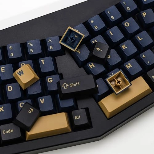 Blue Samurai PBT Double Shot Keycap Set - Wired