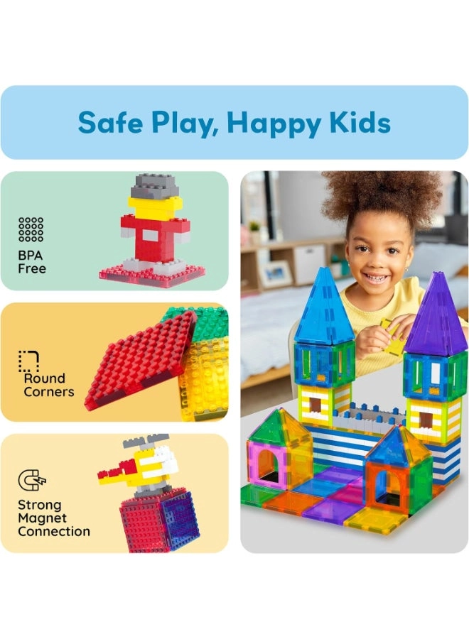Magnetic Building Block Set - 12pcs