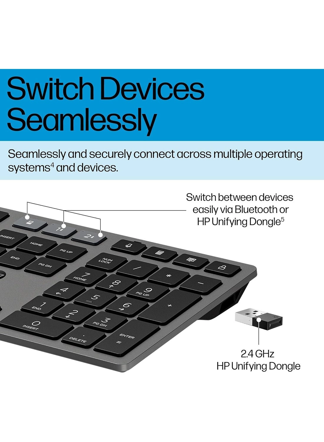 720 Multi Device Rechargeable Wireless Keyboard And Mouse Combo - Wireless