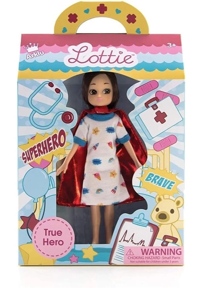 Lottie True Hero Hospital Doll - Cotton Superhero Ages 3+