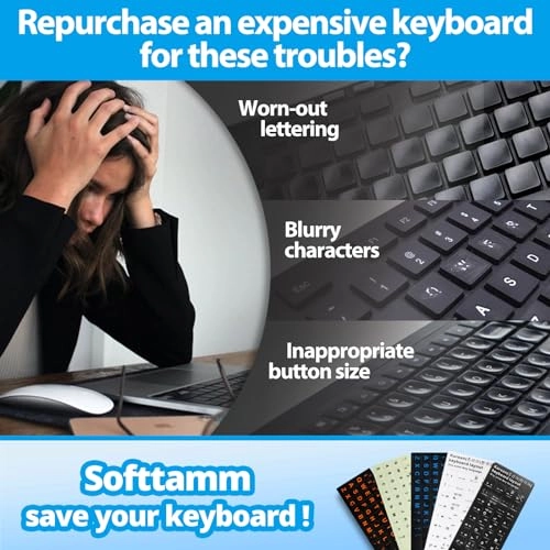 Keyboard Stickers - English