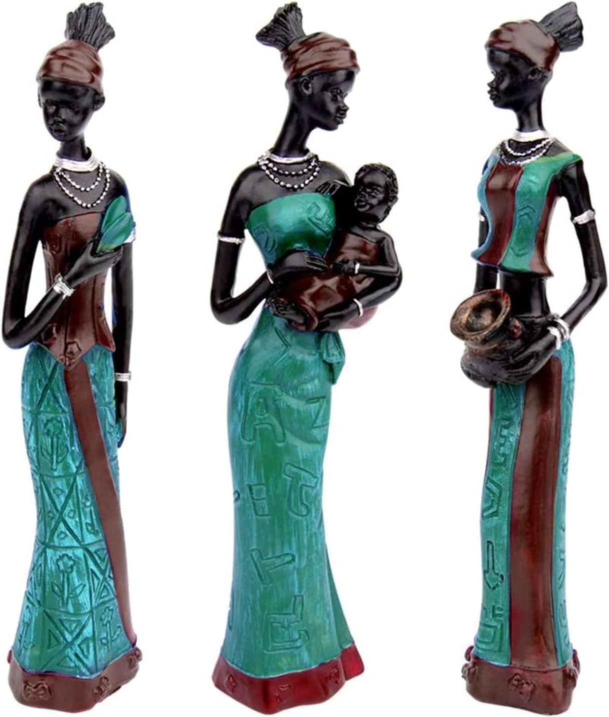 Happy Mart, Happy Mart African Sculpture - Resin