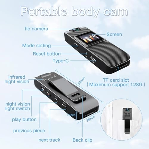 Body Camera - 1080P 32GB