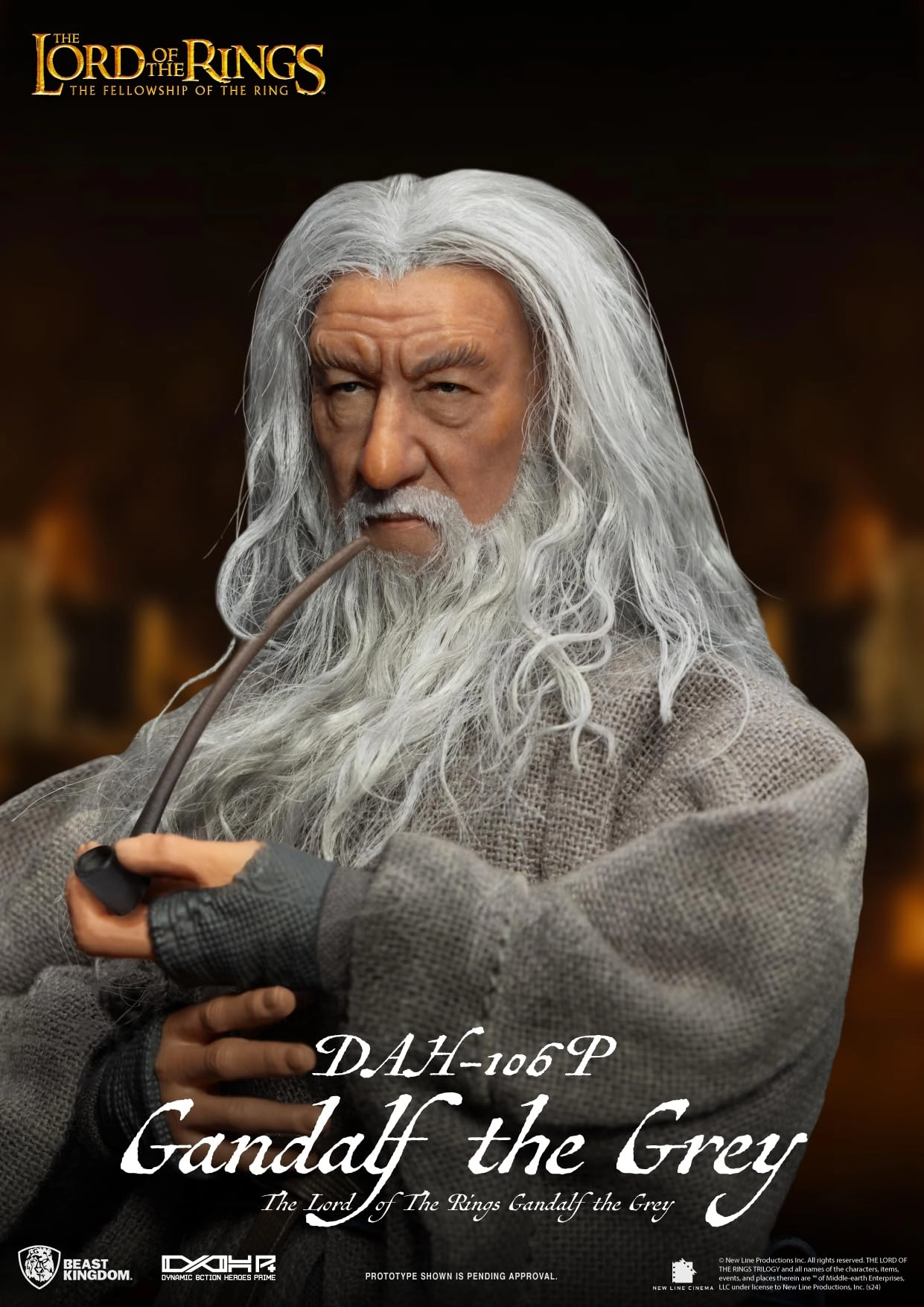 Gandalf the Grey - The Lord of The Rings (10.16 cm) (DAH-106P)