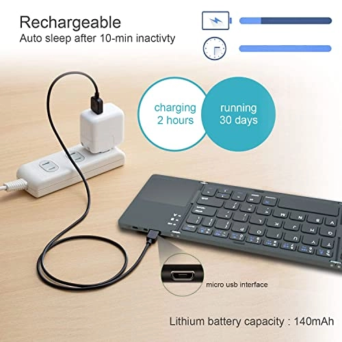 Foldable Bluetooth Keyboard - Bluetooth