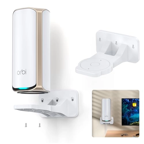 Orbi WiFi 7 Wall Mount Kit - Pack of 1 Orbi Mesh WiFi 7 systems and Netgear Nighthawk routers