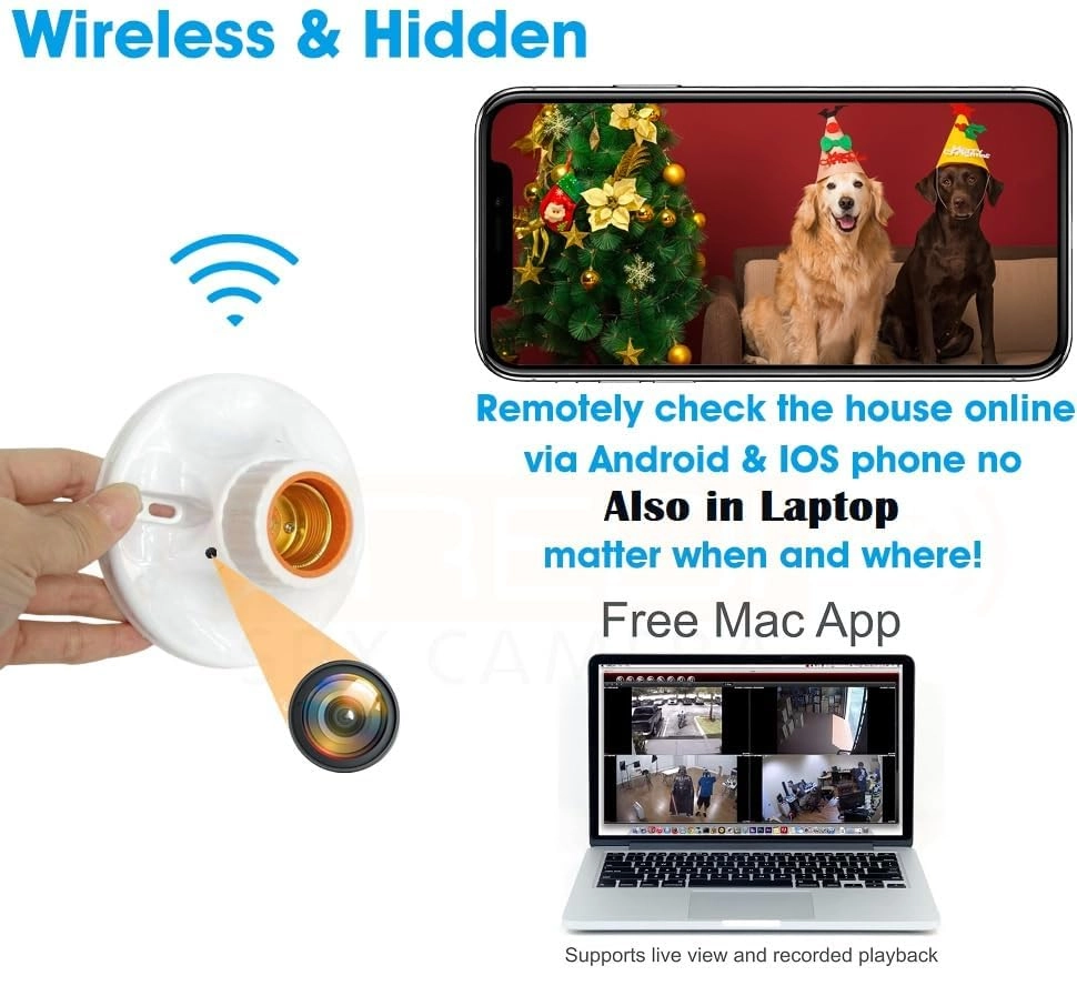 WiFi Holder Camera - 32GB 1080P