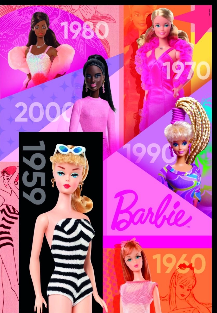 Barbie 65Yrs Poster Puzzle (39806) - 1000 pcs