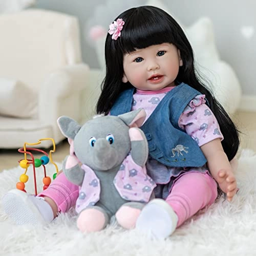 Princess Teegan Reborn Girl Doll - 24 Inch Silicone vinyl Ages 3+