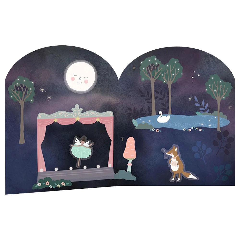 Enchanted Sticker Book Reusable 50 pcs