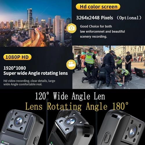 1080P HD Police Body Camera - 32GB