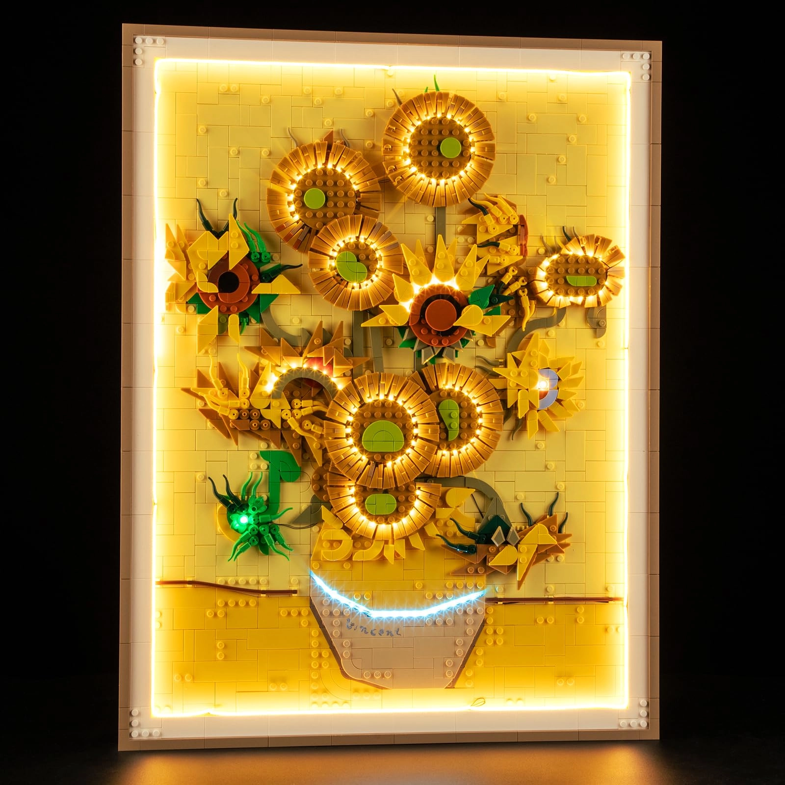 GEAMENT LED Light Kit for LEGO Vincent Van Gogh Sunflowers 31215