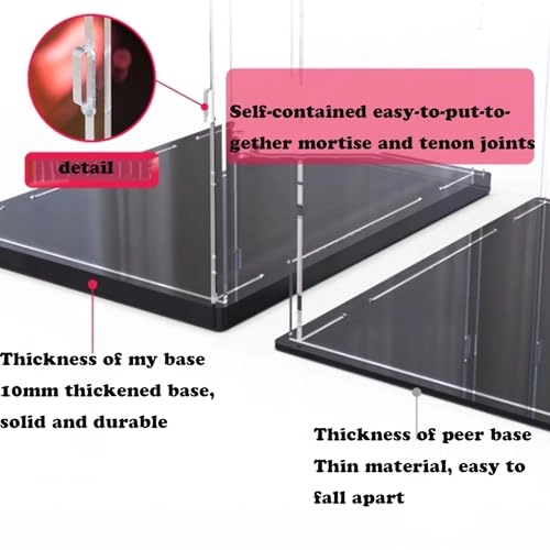 Lego Acrylic Display case - 23.6 * 15.7 * 27.5 inches 3mm Black Base