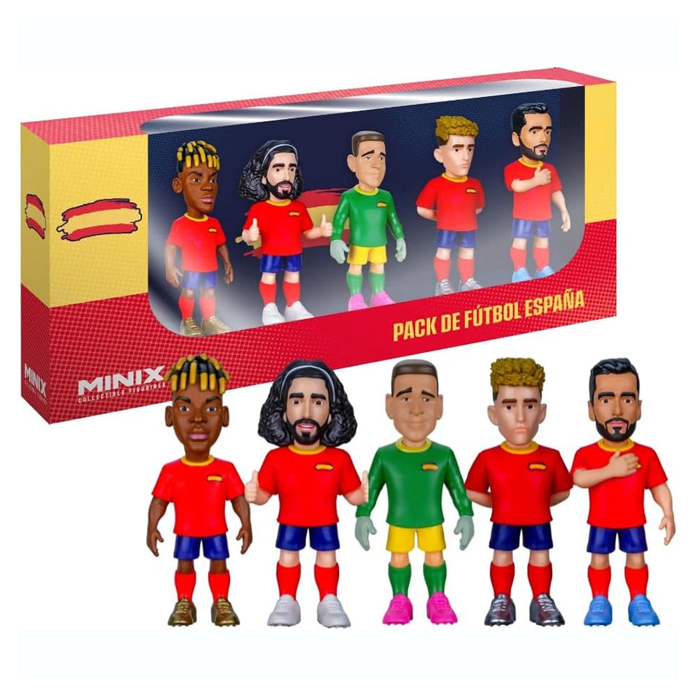 minix collectible figurines Fermin + Williams + Merino + Cucurella + Unai
