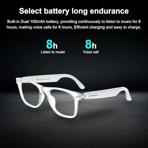 Smart Glasses - Auto-On/Off Bluetooth 5.3 UV400 Protection
