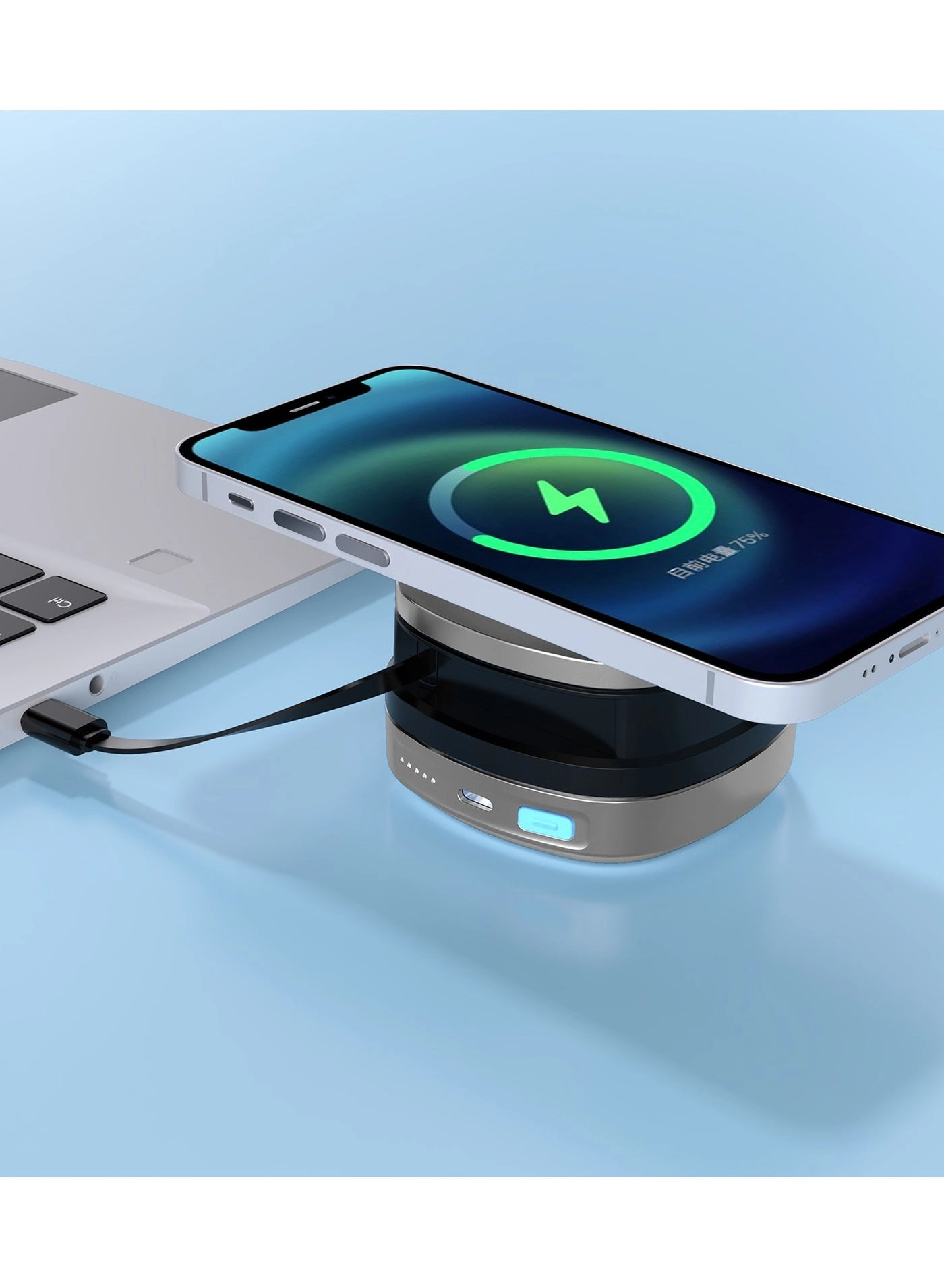 PPBFT04BK - 10000mAh 45W Fast charging Wireless charging