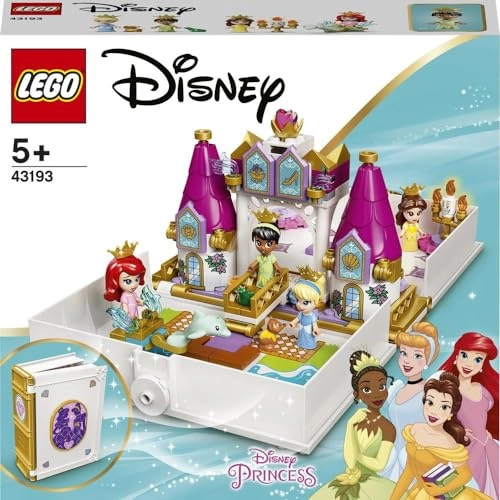 Disney Princess Ariel, Belle, Cinderella and Tiana’s Storybook Adventures (43193)