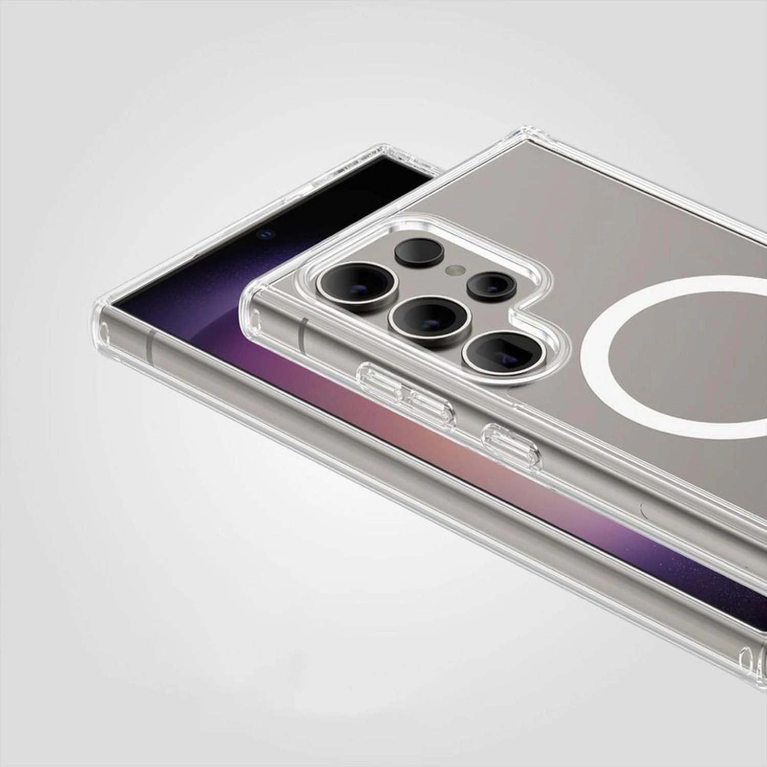 MagSafe Clear Case With Screen Protector for Samsung Galaxy S24 Ultra