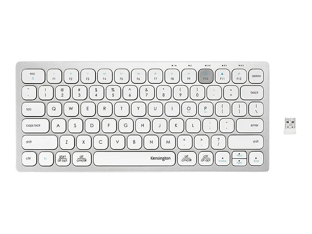 Kensington Multi-Device Dual Wireless Compact Keyboard - US Wireless