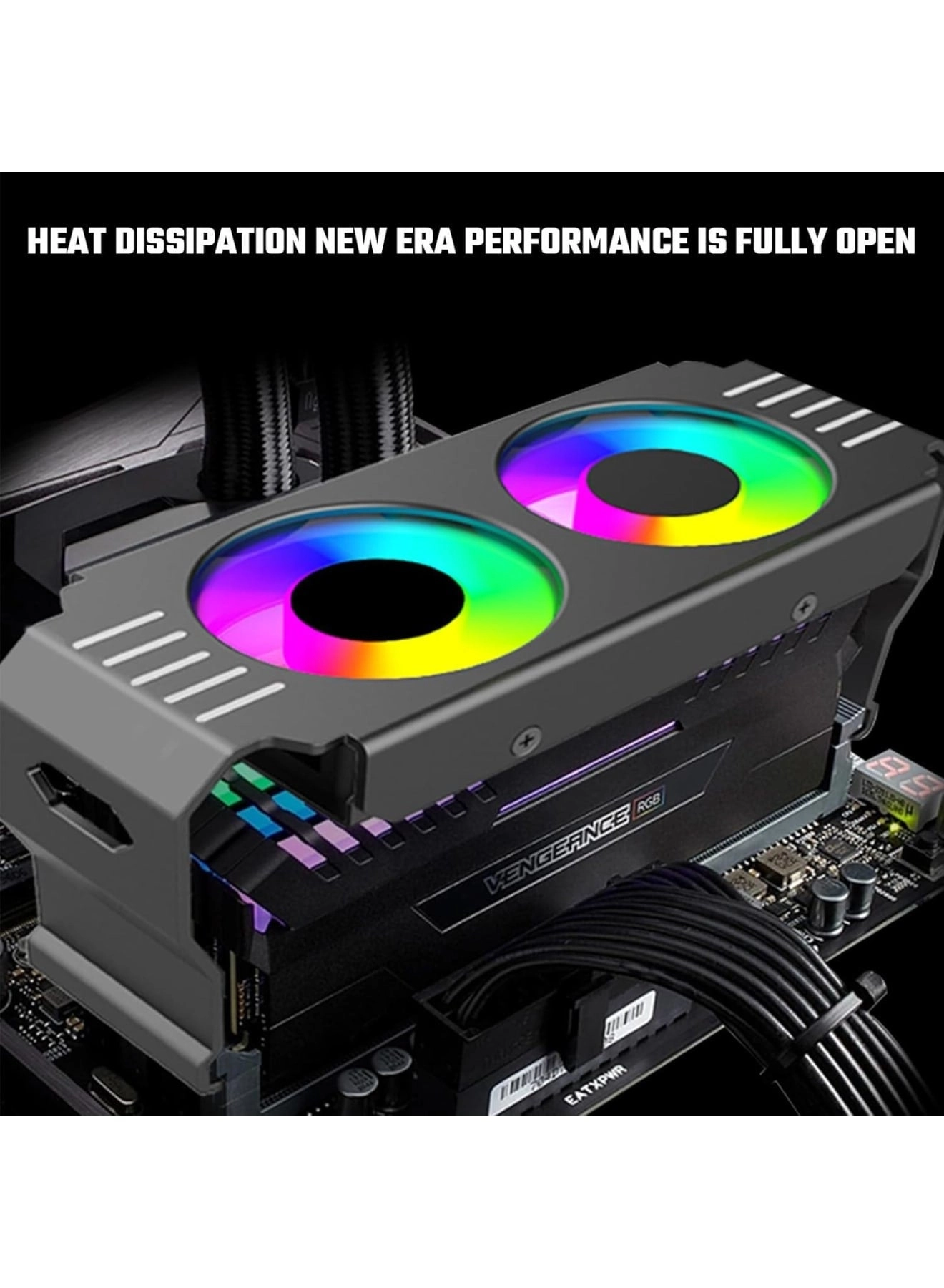 Memory RAM Cooling Fan - dual-fan 505010mm