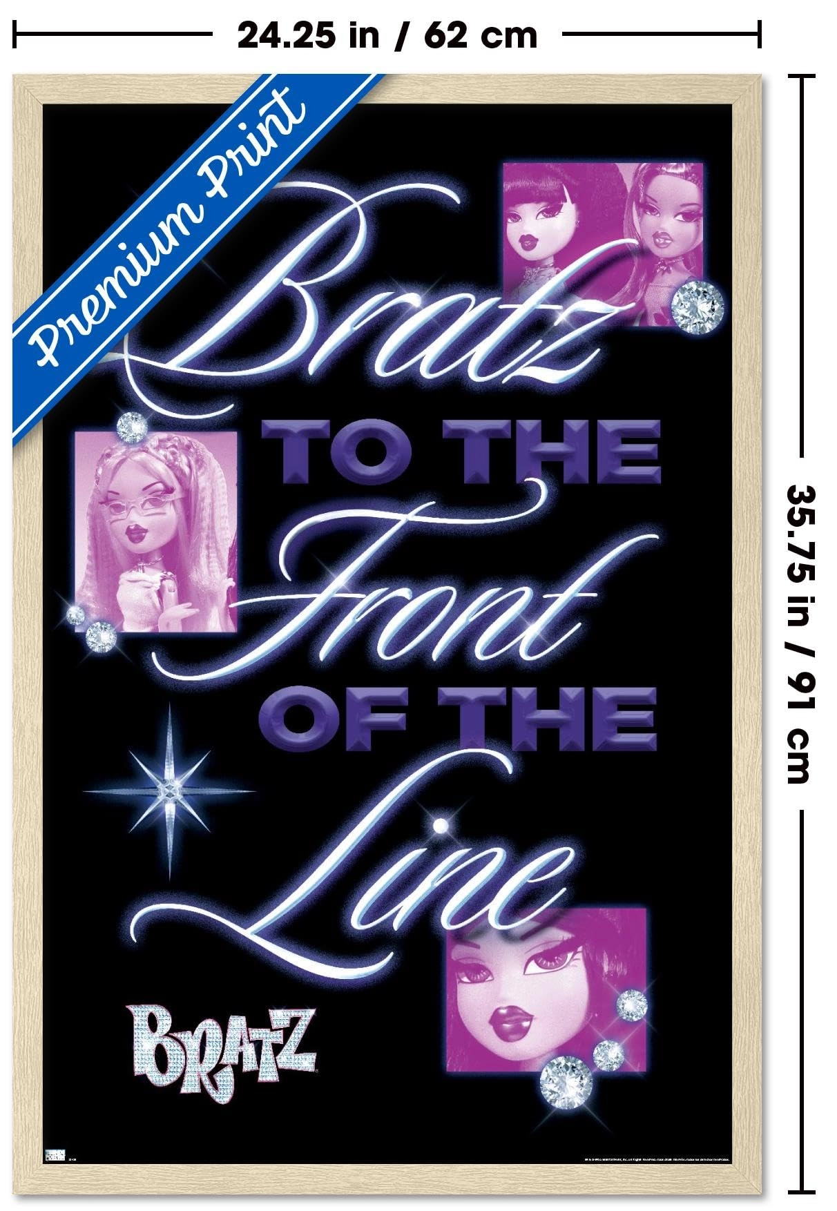 Bratz: Girls Nite Out - Front Of The Line Wall Poster - Paper 34"L x 22.4"W