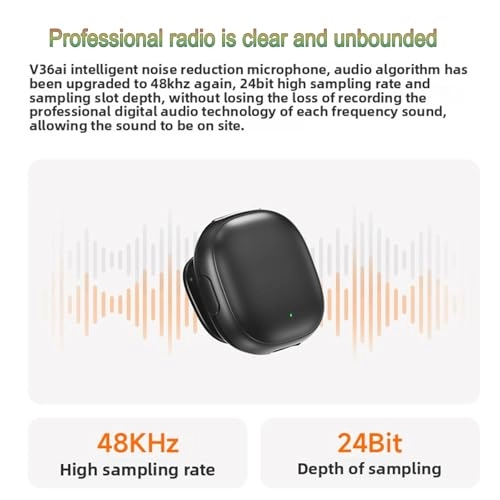 AI Wireless Lavalier Microphone