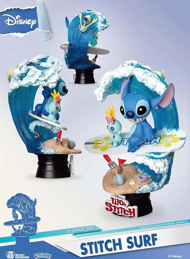 Stitch - Lilo & Stitch - D-Stage Dream Series Stitch Surf Diorama (15 cm)