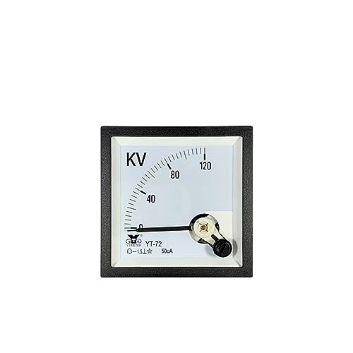 JOCCOS Yt72 - High Voltage DC Voltmeter 5kV 10kV 20kV 30KV 50kV 100kV DC Pointer Meter