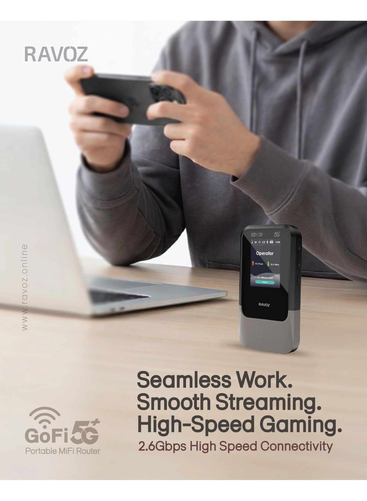 GoFi 5G+ - 2.6Gbps Wi-Fi 6