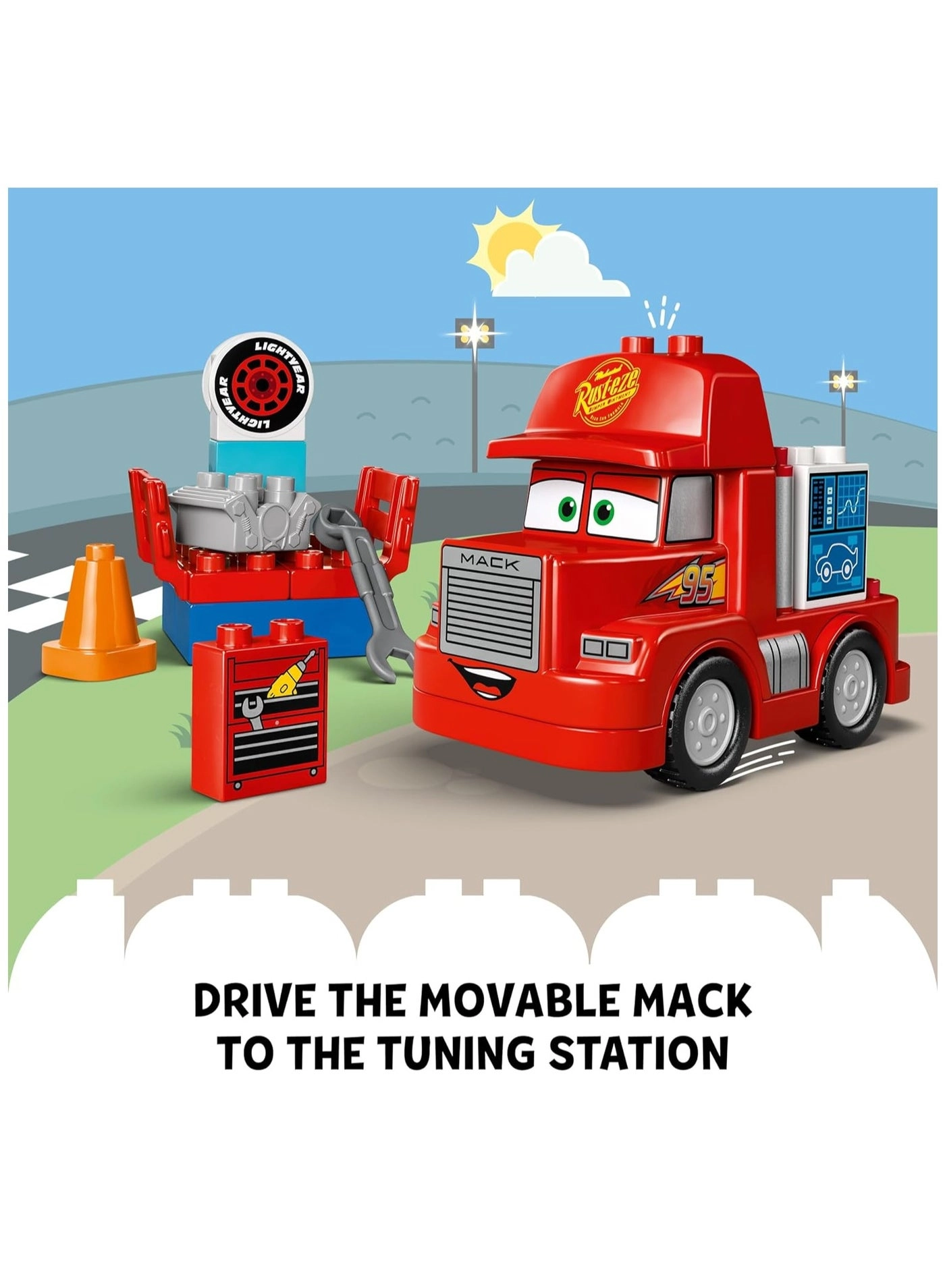 Mack at the Race - Vehicle Disney and Pixar’s Cars