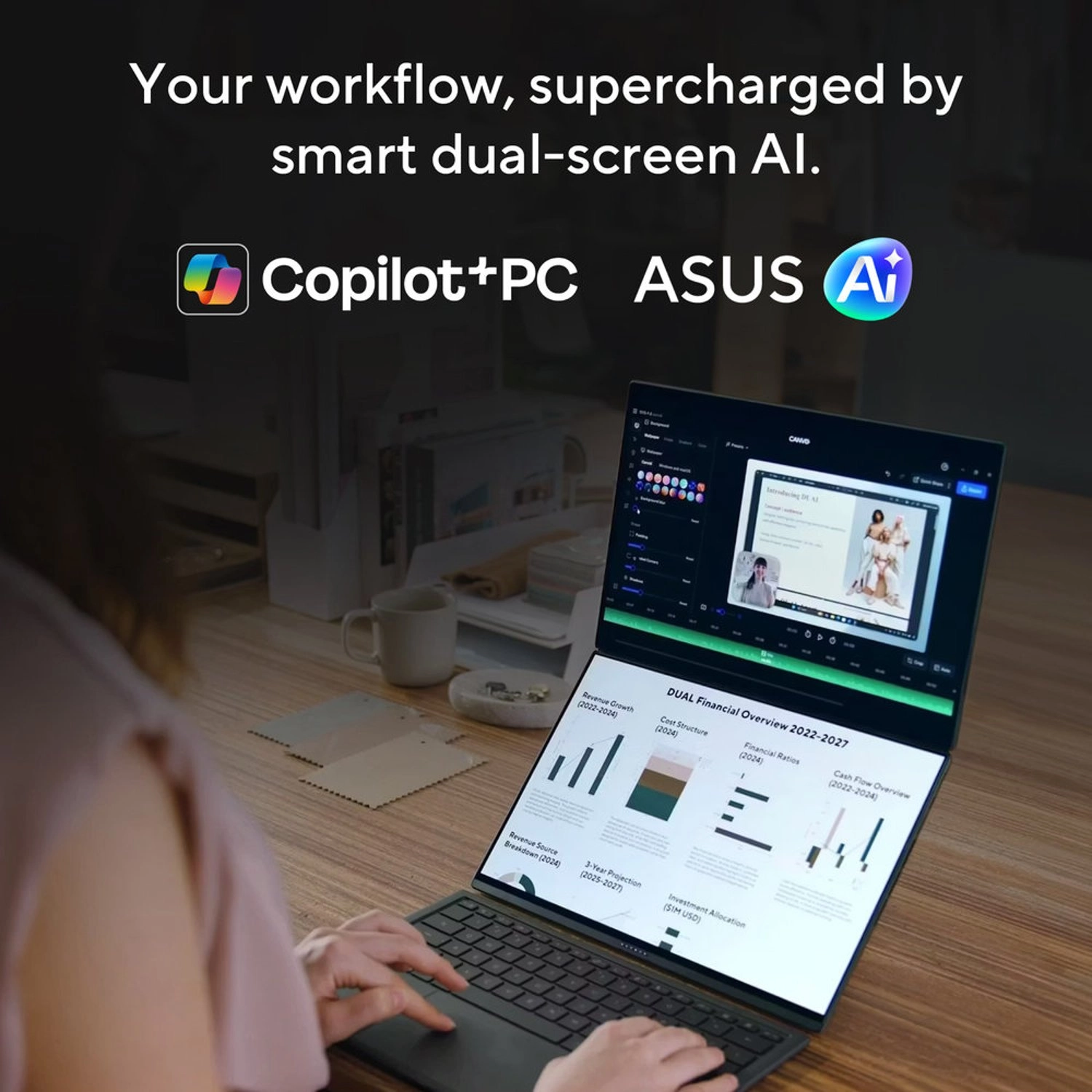 Zenbook Duo UX8407AA - 14'' Core Ultra 7 32GB 1TB SSD