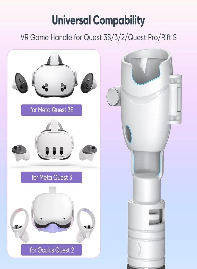 Long Arm Extenders - Meta Quest 3S/Oculus Quest 3/2/Pro/Rift S Controller