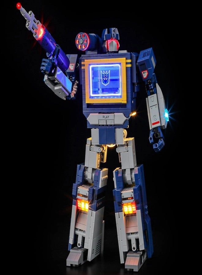 BRIKSMAX 2.0 Light Kit - Lego Transformers Soundwave Compatible with 10358 Blue