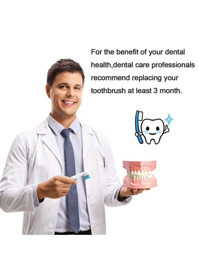 Replacement Toothbrush Heads - 16pcs Multicolor