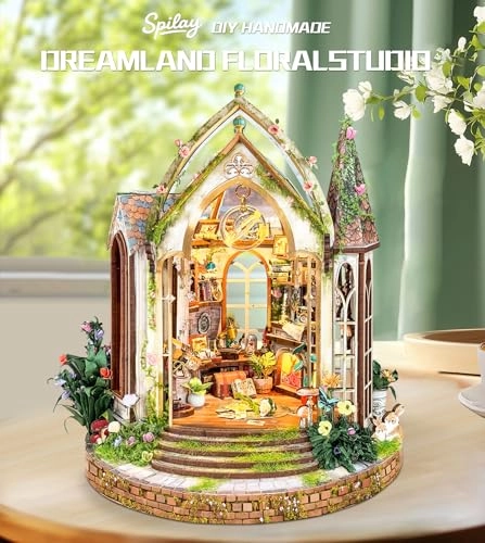 DIY Book Nook Kit - FLOWER HOUSE BOOKNOOK 1/32