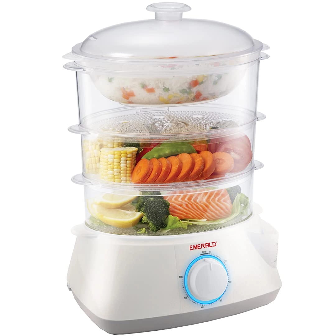 Emerald 3-Tier Food Steamer - 10L