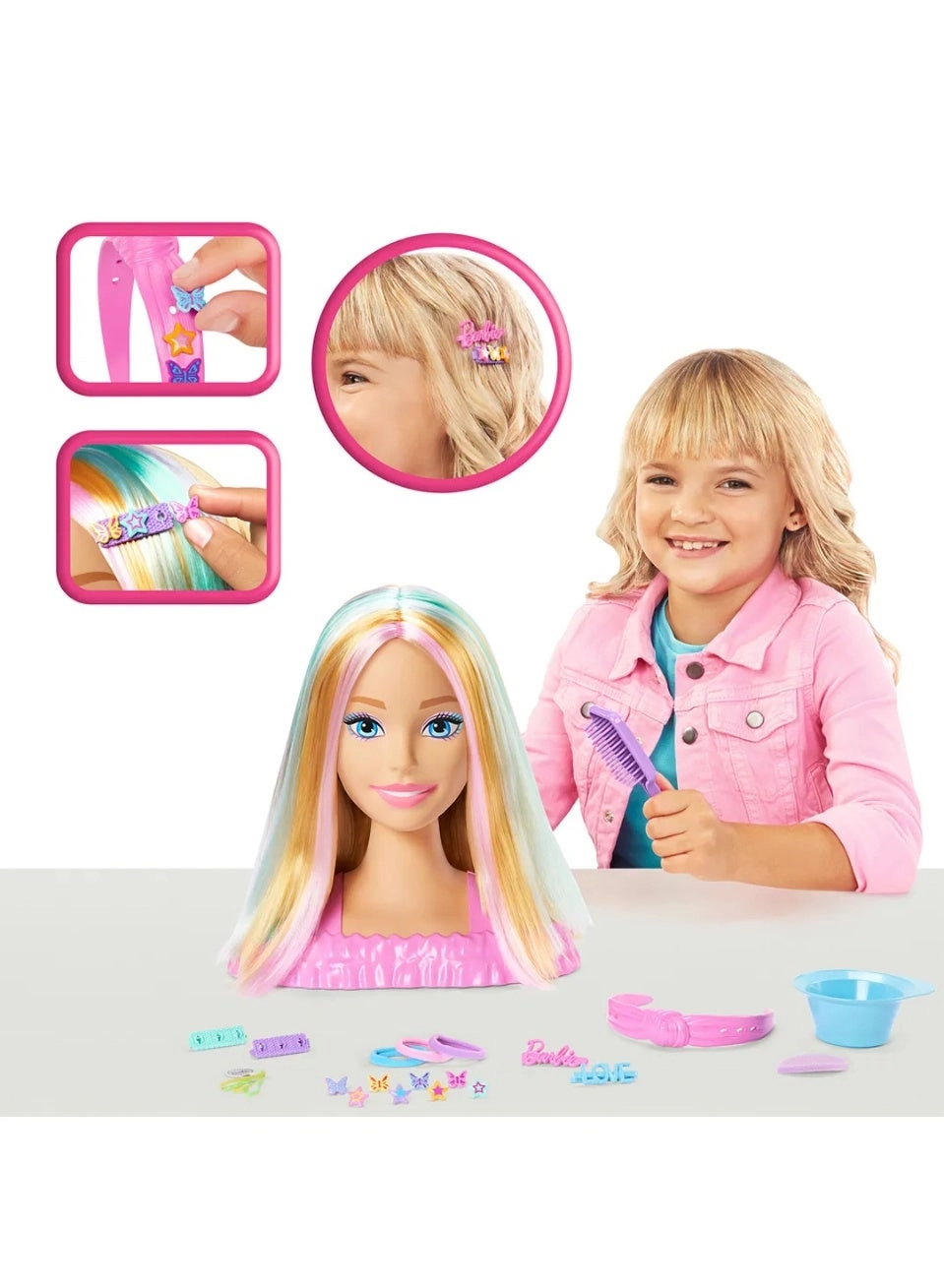 Glam Party Styling Head - 20 Piece Blonde Ages 3+