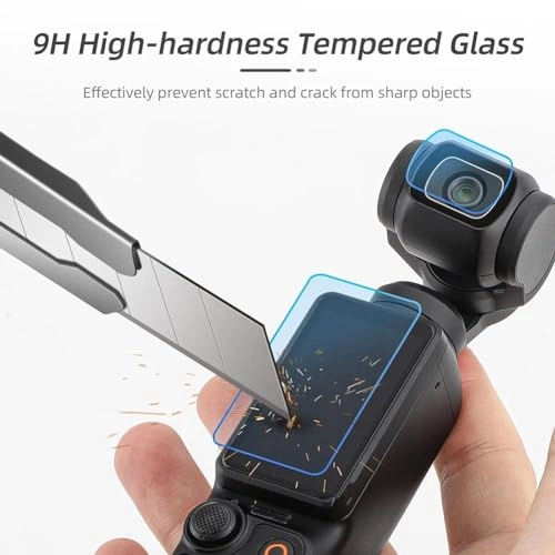 Tempered Glass Screen Protector - DJI OSMO Pocket 3 + Lens Protector Film