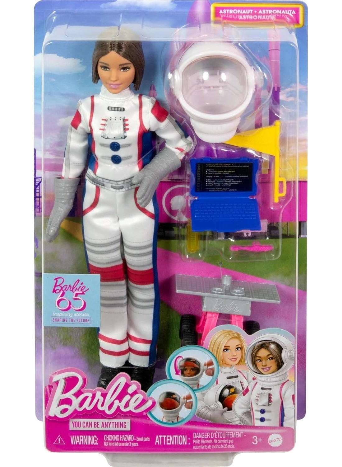 Barbie 65th Anniversary Careers - brunette Astronaut Ages 3+