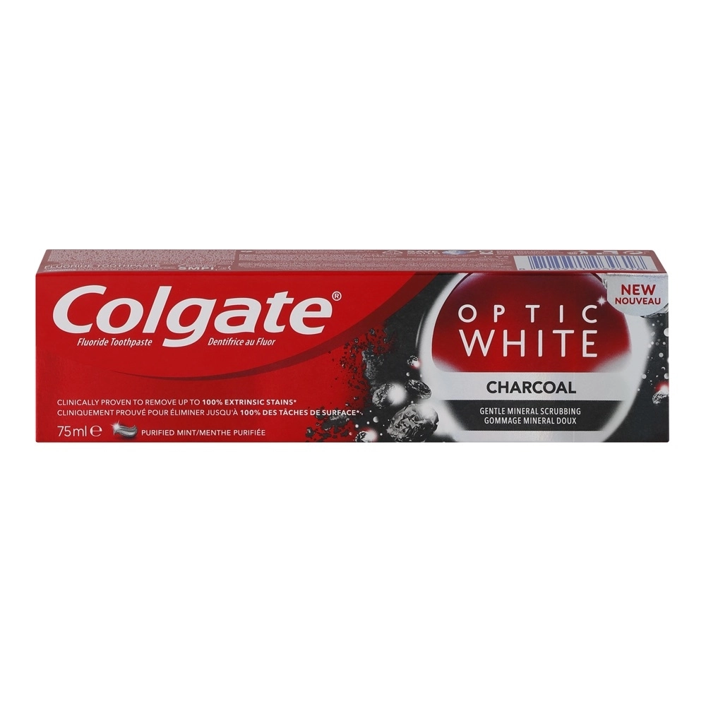 Optic White Charcoal Toothpaste 75ml