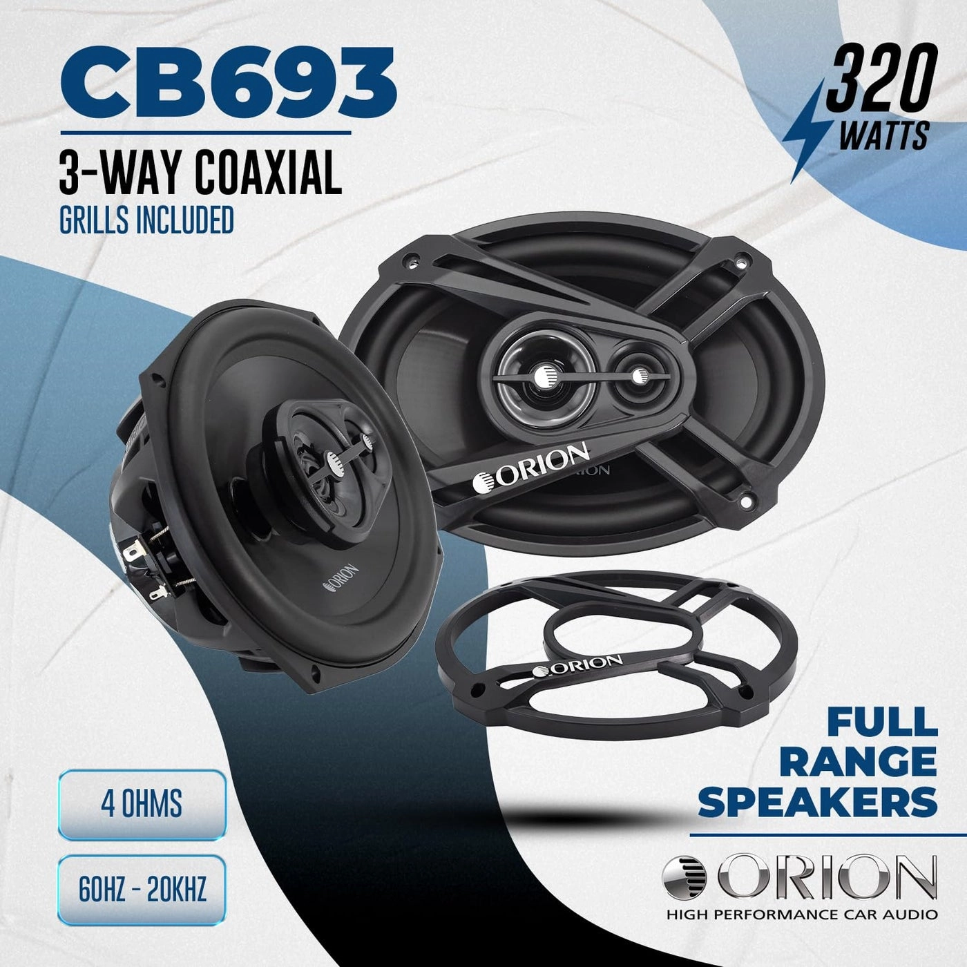 CB693 - 6.9 Inches 3-WAY