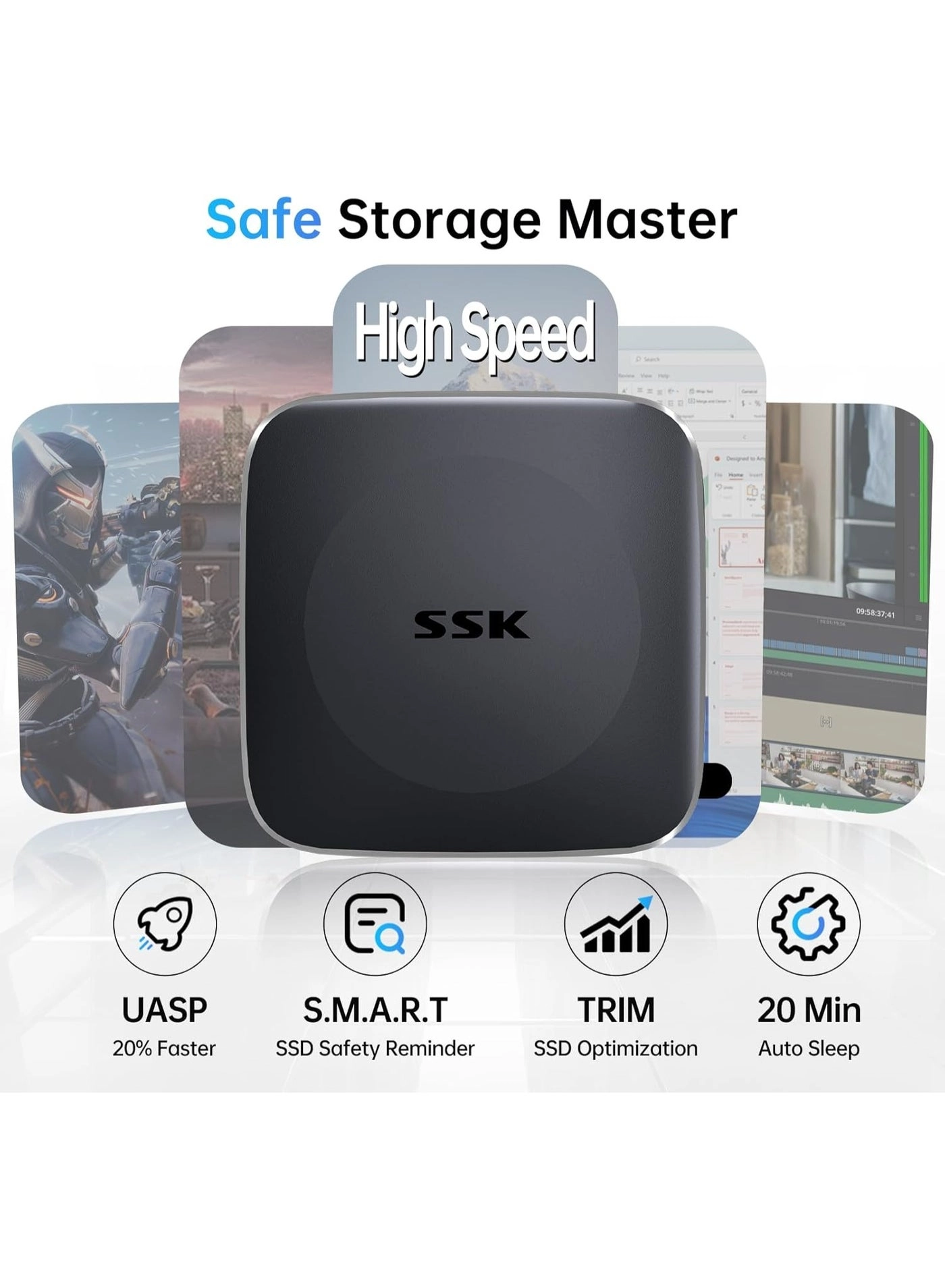 Portable External SSD - 128GB