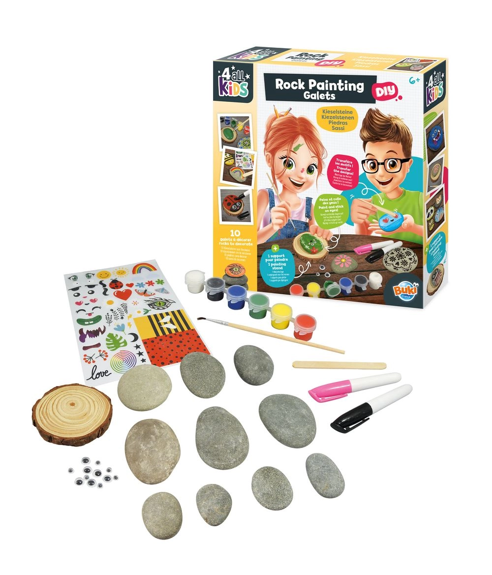 Rock Painting Kit - 10 pieces