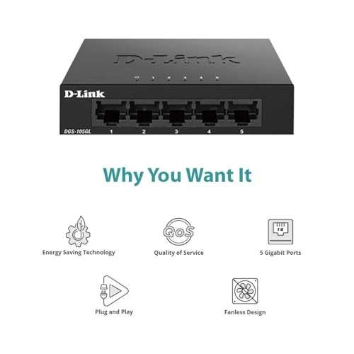 DGS-105GL-V2 - 5-ports