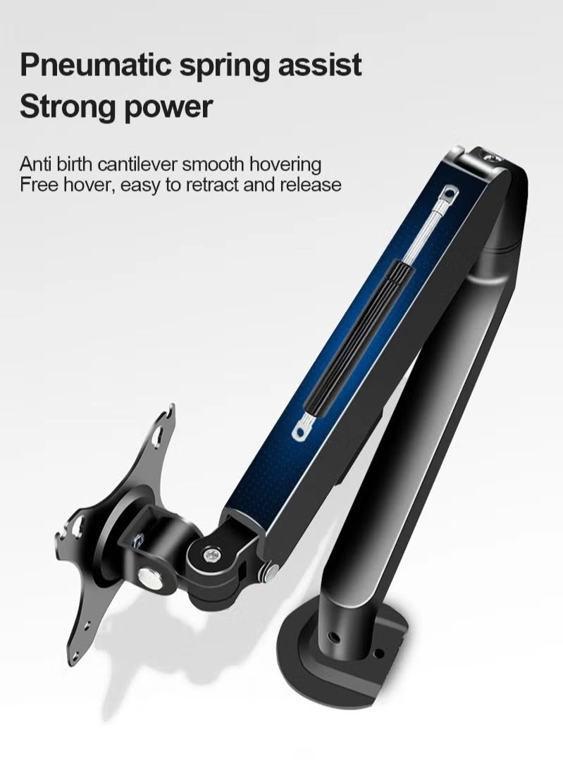 Gas Spring Monitor Arm - 32 in VESA 75x75/100x100mm