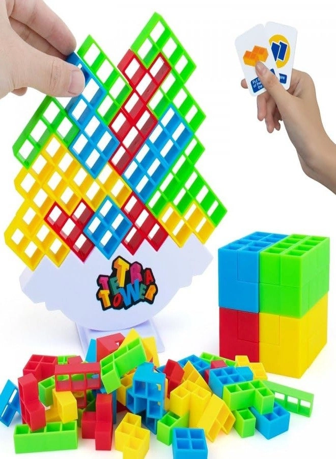 ZEELPETAL Tetra Tower Stacking Game - 16 Pcs